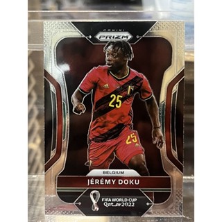 2022 Panini Prizm FIFA World Cup Qatar ทีมเบลเยียม 🇧🇪 เบสการ์ด