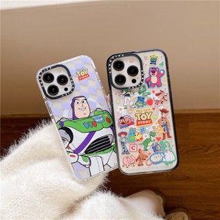 casetify【Toy Story】Buzz Lightyear เคสโทรศัพท์มือถืออะคริลิคใส แบบแข็ง ดูดซับแม่เหล็ก ลายการ์ตูนน่ารัก สําหรับ iPhone 11 12 13 Pro Max 14 Plus 14 Pro Max