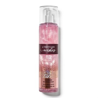 (พร้อมส่ง/ของแท้) Bath &amp; Body Works A Thousand Wishes Diamond Shimmer Mist 236ml