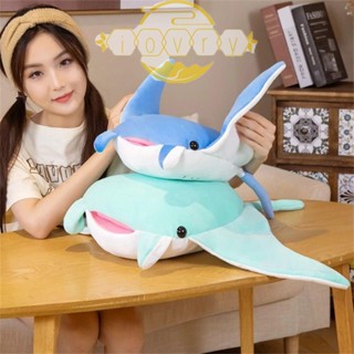 Ivory หมอนตุ๊กตานุ่ม รูปกวาง ปลา Manta Ray ขนาด 45*70 ซม. สําหรับตกแต่งโซฟา เตียง