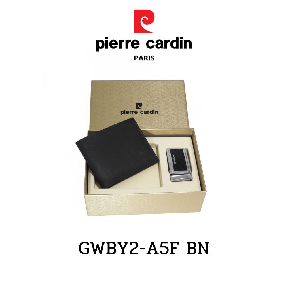 Pierre Cardin Gift set กิ๊ฟเซ็ทกระเป๋าธนบัตร+เข็มขัด รุ่น GWBY2-A5F