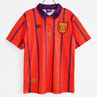 เสื้อกีฬาแขนสั้น ลายทีมชาติฟุตบอล Scotland 1994 วินเทจ ไซซ์ S-XXL AAA