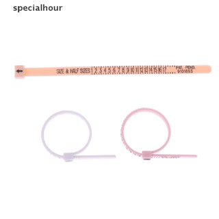 specialhour^^ Plastic Ring Gauge Measure Professional Ring Sizer Genuine Tester US Size *new