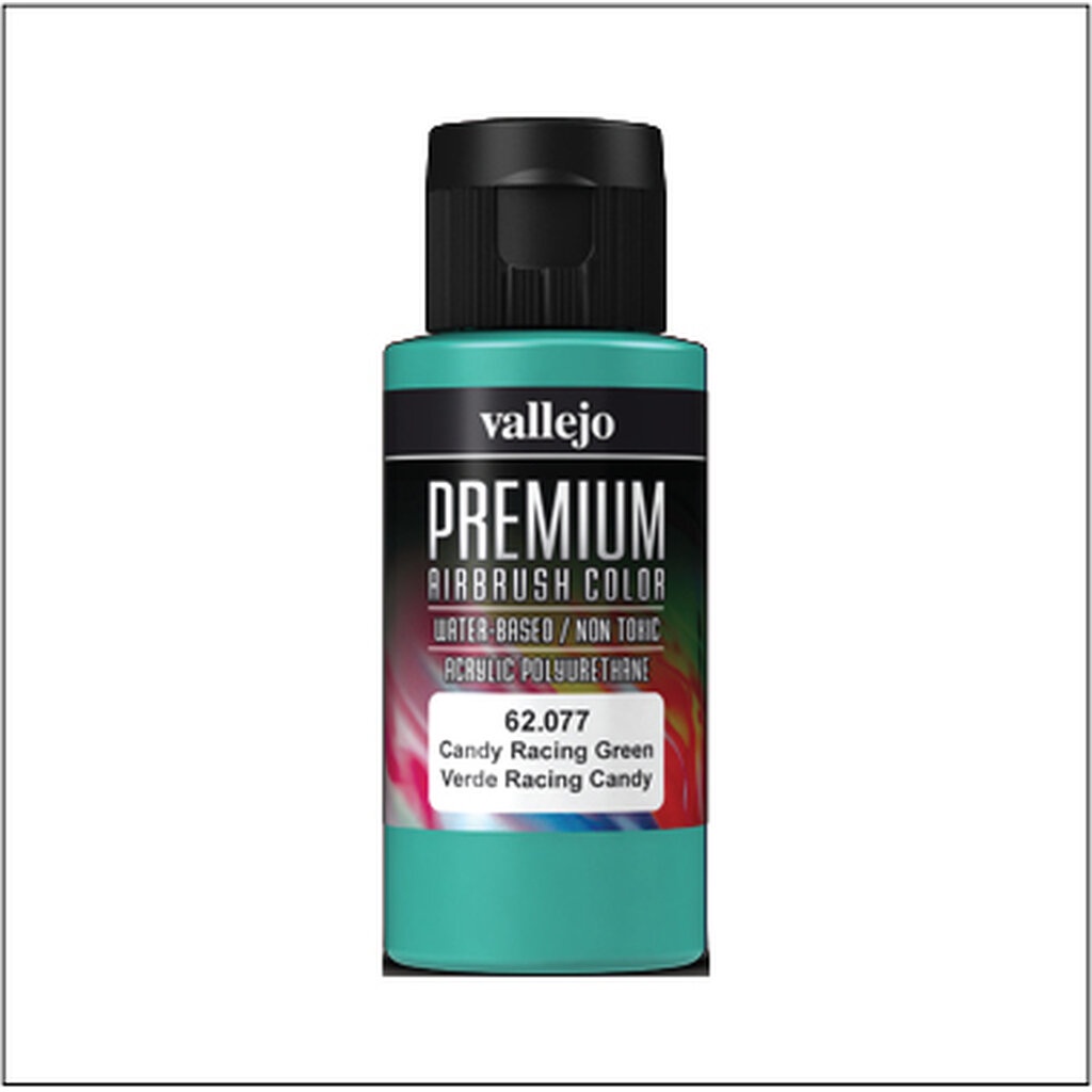 Acrylic Paint 260 บาท Vallejo Premium Color 62.077 Candy Racing Green Stationery