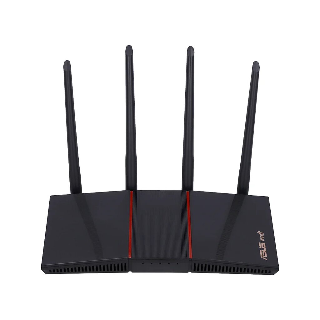 ROUTER (เราเตอร์) ASUS RT-AX55 AX1800 DUAL BAND WI-FI 6 BLACK