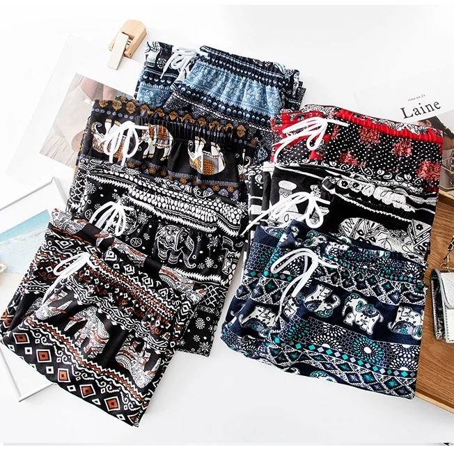 YY42 กางเกงช้าง ผ้าดีผ้าเบาใส่สบายใส่แล้วขาไม่เต่อ​ COK thumbnail 9