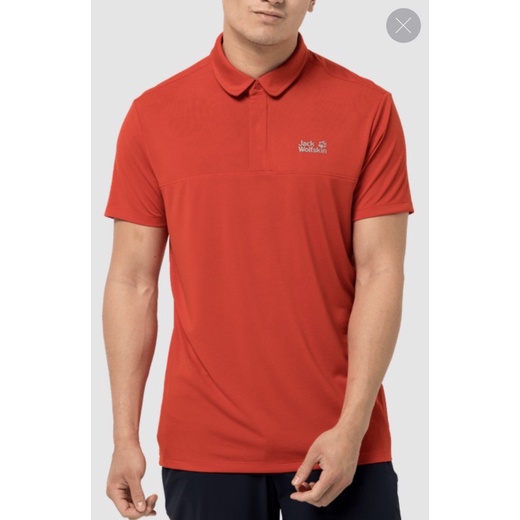 Jack Wolfskin Polo Shirt for men เสื้อโปโล แจ็ค วูฟสกิน แบรนด์ดังจากเยอรมัน เนื้อผ้าบาง ซับน้ำได้เร็ว ป้องกันกลิ่นอับ