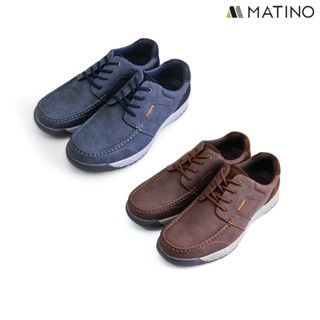 MATINO SHOES รองเท้าหนังชาย รุ่น MC/S 7812 - NAVY/COFFEE