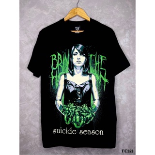 Bmthเสื้อยืดสีดำสกรีนลายFC153