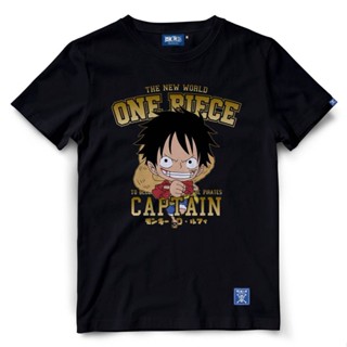 เสื้อสาวอวบ เสื้อวินเทจผญ เสื้อยืดวันพีช One Piece 1028-BK LUFFY เสื้อเด็กหญิง เสื้อยืดเด็กผช Tee_24