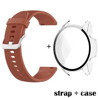 สายนาฬิกาข้อมือซิลิโคน 22 มม. สําหรับ Xiaomi MI Watch Color Sport Smart Wristband For MI Watch Color Sports Bracelet WirstStrap + case