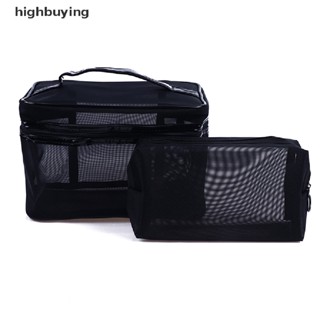 [highbuying] กระเป๋าตาข่ายใส สําหรับใส่เครื่องสําอาง ใหม่ พร้อมส่ง