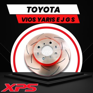 XPS จานเต่ง VIOS YARIS E J G S 2007-2020 หน้า หลัง ราคาสำหรับ 1คู่