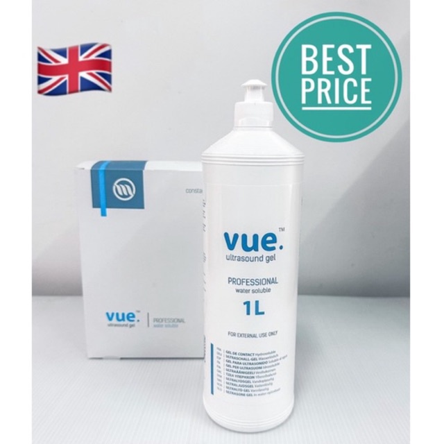 🔥 สินค้านำเข้า UK ขวดใหญ่ 1000 ml เจลอัลตร้าซาวด์ Ultrasound Gel, IPL Gel, HIFU สีใส เจลเลเซอร์ขน
