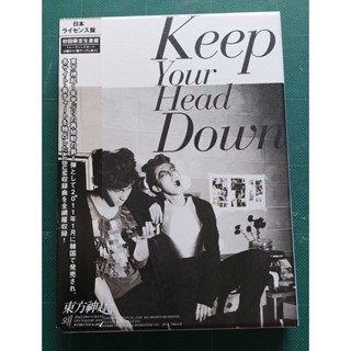 อัลบั้ม ญี่ปุ่น TVXQ! - We(Keep Your Head Down) Album เวอร์ Limited Japan Licensed Edition แกะแล้วไม่มีการ์ด Kpop CD DVD