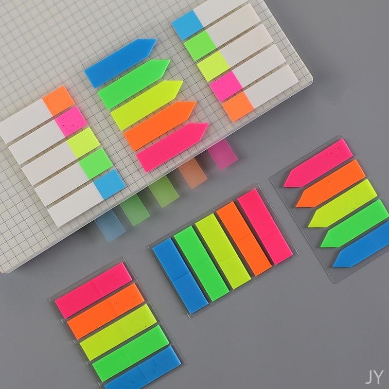 【JY】20/10/5 packs สติกเกอร์ฉลากเรืองแสง สําหรับติดฉลาก 100 ชิ้น