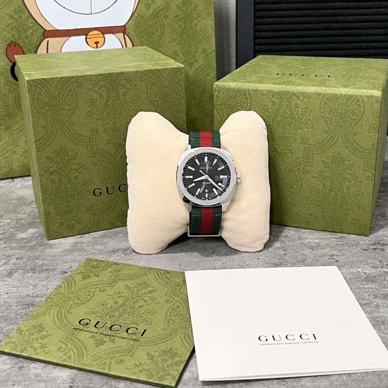 Gucci GG2570 nylon 41mm watch