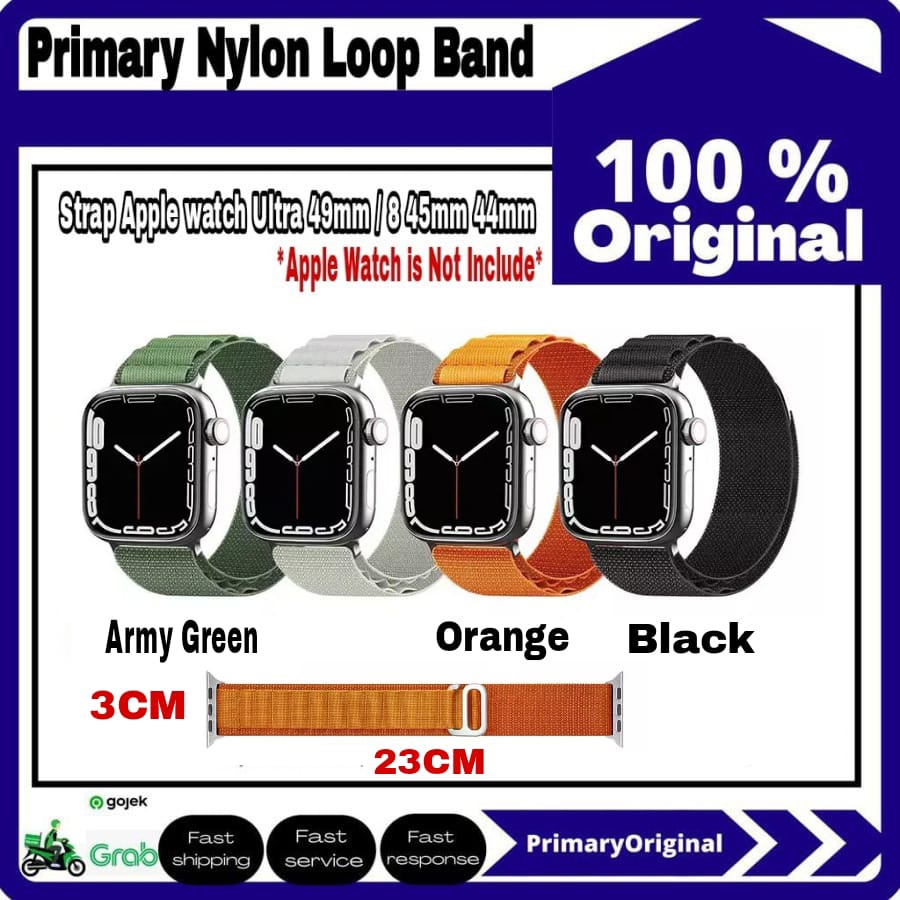 Strap Apple Watch Ultra 49MM / 8 45MM / 44MM Primary Nylon Loop Band