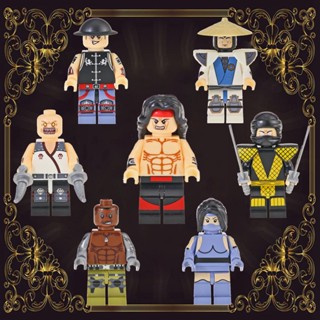 ของเล่นตัวต่อ เกม Mortal Kombat Sub-Zero Liu Kang Jax ขนาดเล็ก เพื่อการเรียนรู้ สําหรับเด็ก DIY