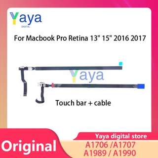 ของแท้ ทัชบาร์ A1989 A1706 821-00681-04 พร้อมสายเคเบิล สําหรับ MacBook Pro Retina 15 นิ้ว A1990 A1707 Touchbar 821-00480-04