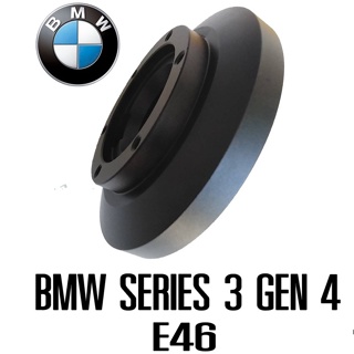 คอตรงรุ่น BMW ซีรีส์ 3 โฉม E46 รถปี 1998-2005 รุ่น 318i 323i 323is 330i 325i คอบาง 1 นิ้ว คอพวงมาลัยแต่ง พวงมาลัยก้านยก