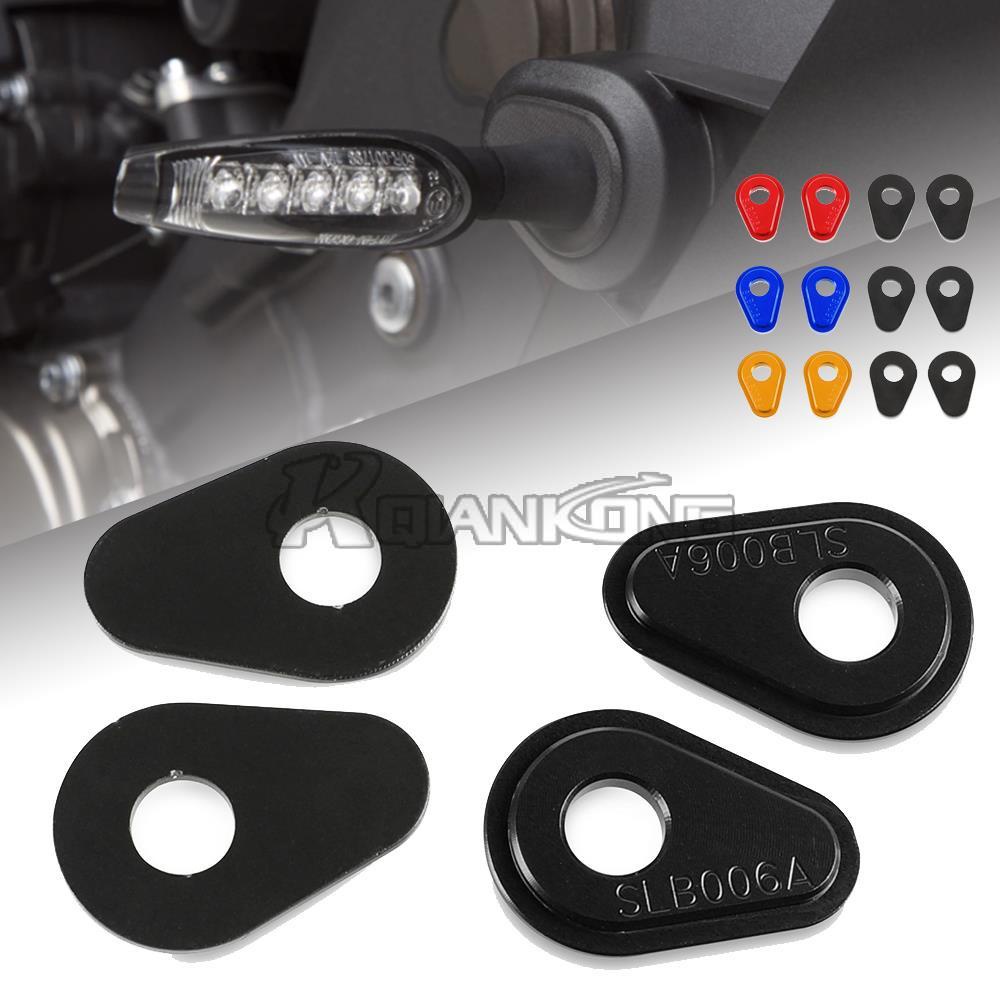 Tenere700 CNC รถจักรยานยนต์ 4 ชิ้นไฟเลี้ยวอะแดปเตอร์ Spacers สําหรับ YAMAHA TENERE 700 XT700Z XT 700 Z 2018 2019 2020 2021