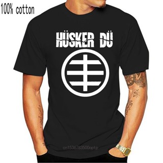 เสื้อยืดผ้าฝ้ายพรีเมี่ยม เสื้อยืด ผ้าฝ้าย พิมพ์ลาย Husker Du Circle 2 KDbflf82NLhdmm59 สําหรับผู้ชาย