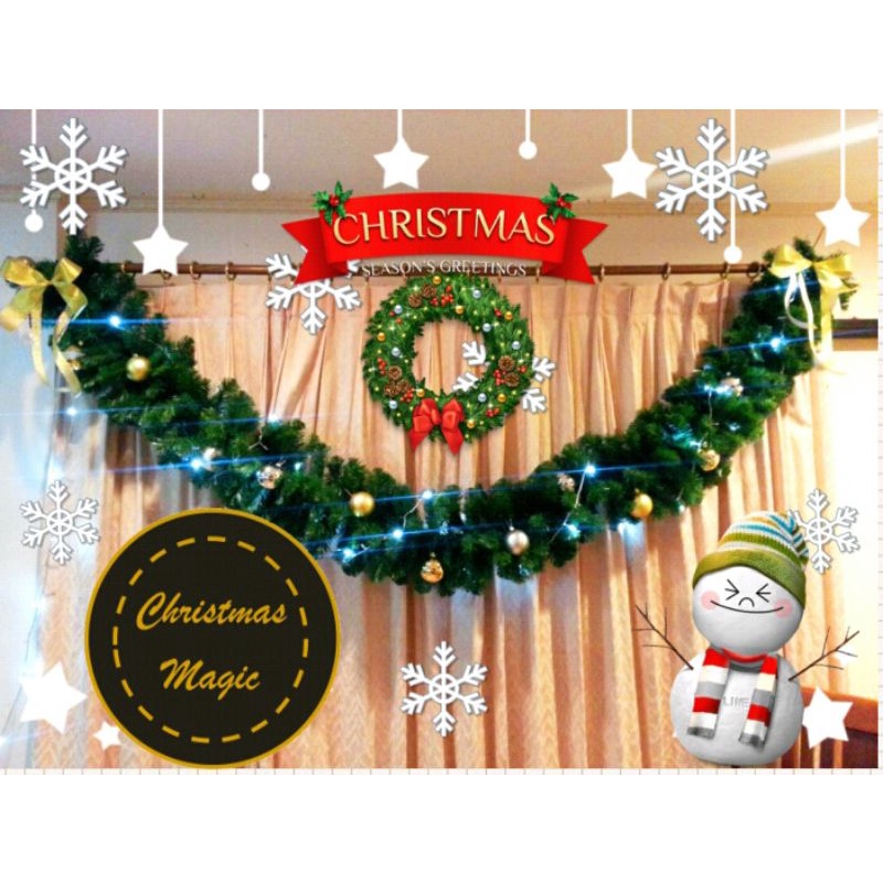 (จากไทย) สายสนคริสต์มาส Christmas Garland (2.7 M)