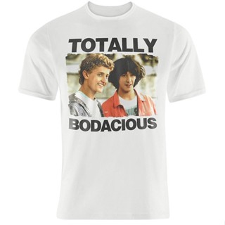 เสื้อยืด พิมพ์ลายสโลแกน Bill And TedS - Totally Bodacious สําหรับผู้ชาย