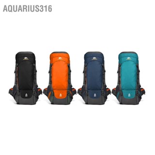 Aquarius316 กระเป๋าเป้สะพายหลัง ผ้าออกซ์ฟอร์ด ระบายอากาศ ทนต่อการสึกหรอ สําหรับเดินป่า ตั้งแคมป์ 65 ลิตร