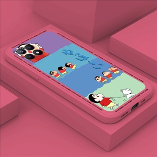 เคสซิลิโคนนิ่ม ลายการ์ตูนชินจัง กันกระแทก สําหรับ Realme C21 C21Y C25 C25S C25Y C30 C30s C31 C33 C35