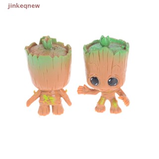 Jkth ตุ๊กตาฟิกเกอร์ Guardians of the Baby Groot PVC ของเล่นสําหรับเด็ก 4 ชิ้น