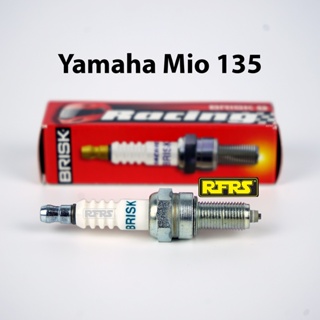 หัวเทียน BRISK PREMIUM ZS ไร้เขี้ยว Yamaha Mio 135 Spark Plug (SZ01RA) รองรับเฉพาะเบนซิน 95 Made in EU