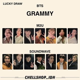 โฟโต้การ์ด BTS BE LUCKY DRAW GRAMMY M2U SOUNDWAVE