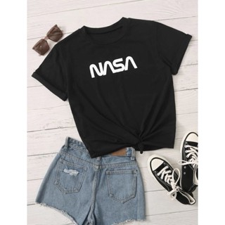 NASA ยูนิเซ็กซ์ สุนทรียศาสตร์ แถลงการณ์ TSHIRT TEES xu-_49