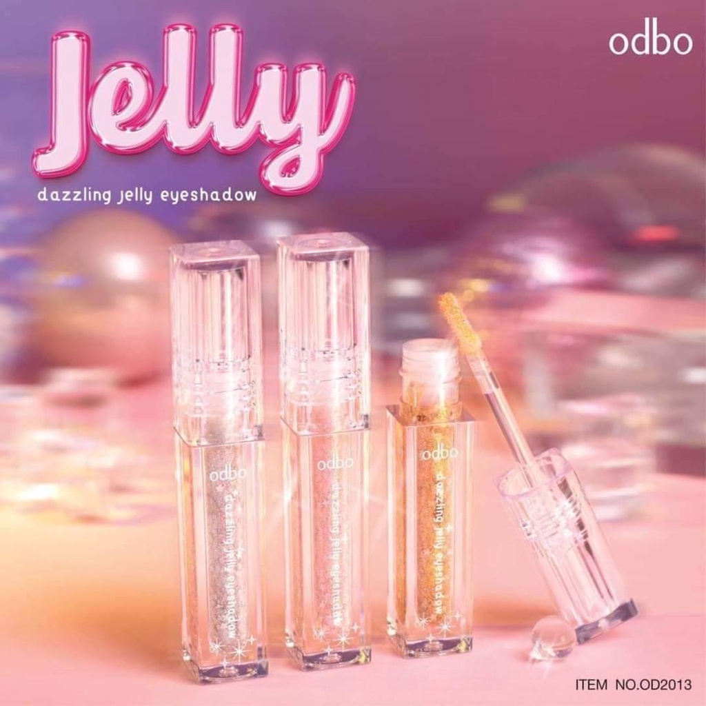 ⚡FLASH SALE⚡♡พร้อมส่ง ODBO OD2013 DAZZLING JELLY EYESHADOW