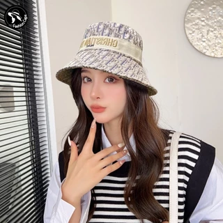 หมวกบักเก็ต ปักนูน แฟชั่น ผู้หญิงผู้ชายใส่ได้มีสินค้าพร้อมส่ง