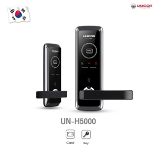 UNICOR Digital Door Lock -รุ่น UN-H5000 กลอนประตูดิจิตอล  ส่งฟรี(ติดตั้งฟรีในเขตกรุงเทพ และ ปริมณฑล) รับประกัน 1 ปี