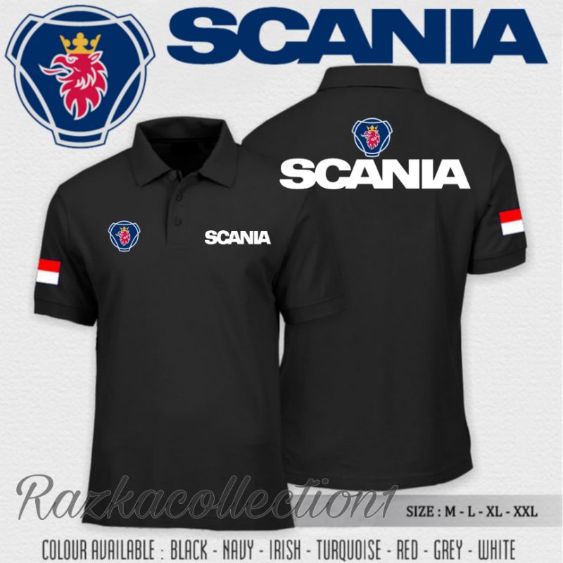 Scania เสื้อโปโล/เสื้อโปโล Jet Bus เสื้อยืด/Bus Mania เสื้อยืด/Scania Jet Bus ยานยนต์เสื้อยืด