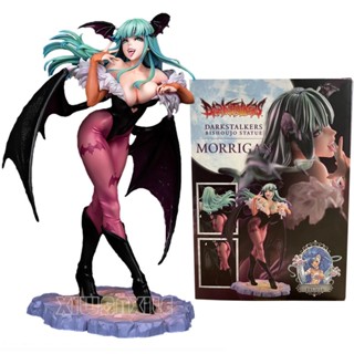 รูปปั้นตัวละครอนิเมะ Darktrackers Bishoujo MORRIGAN PVC ของเล่นสําหรับเด็ก