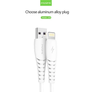 สายชาร์จ USB ยี่ห้อ Maimi แท้ รุ่น X39 จ่ายไฟ 6A มี ยาว 1เมตร 2เมตร สำหรับ Android / Micro / Type-C/ IP