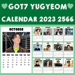 ❗พร้อมส่ง❗ 💖 ปฏิทิน GOT7 YUGYEOM 2566 2023 ขนาด 2x3 นิ้ว 💖