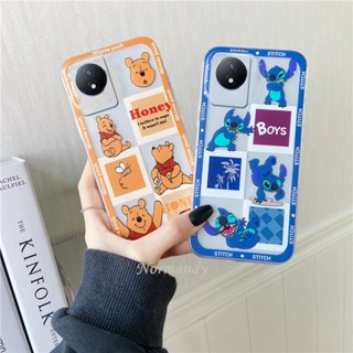 Ready Stock เคส Casing VIVO Y02 Y02S Y16 Y22 Y22s Y35 Y77 V25 Pro V25e 4G 5G เคสโทรศัพท์ 2022 New Cute Cartoon Winnie The Pooh Handphone Case Silicagel Transparent Softcase Shockproof Back Cover