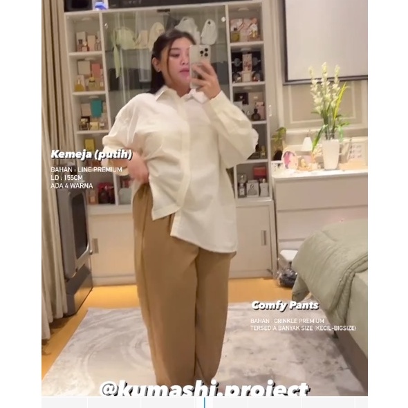 กางเกง COMFY Kumashi | กางเกงชั้นในขนาดใหญ่ | จัมโบ้ CULOT TROUSERS 7XL