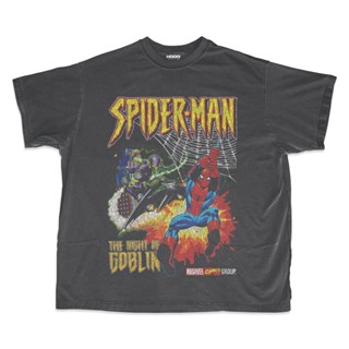 เสื้อยืด ขนาดใหญ่ พิมพ์ลาย Spiderman Vs Goblin Spiderman สําหรับผู้ชาย