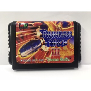 ตลับ Mega drive Thunder Force III ตลับผลิตใหม่ ตลับพิเศษตัวลด ตลับ MD (Repro )