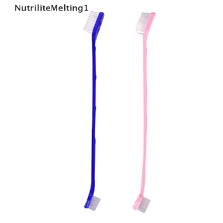 [NutriliteMelting1] แปรงสีฟัน 2 ด้าน ช่วยลดคราบจุลินทรีย์ สําหรับสัตว์เลี้ยง สุนัข 2 ชิ้น [TH]