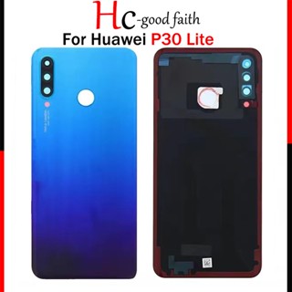 ใหม่ เคสแบตเตอรี่ด้านหลัง พร้อมเลนส์กล้อง อะไหล่เปลี่ยน สําหรับ Huawei P30 Lite Nova 4e