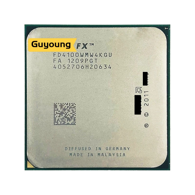 ซ็อกเก็ตโปรเซสเซอร์ CPU FX-Series FX4100 FX-4100 FX 4100 3.6 GHz Quad-Core Quad-Thread FD4100WMW4KGU