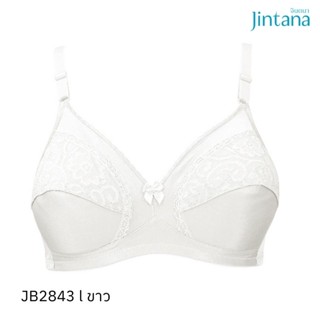 Jintana เสื้อชั้นใน (ไม่เสริมโครง) รุ่น Basic Bra รหัส JB2843A สีขาว